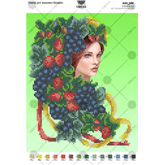 фото: картина, вышитая бисером, Девушка-лето фото: картина, вышитая бисером, Девушка-лето