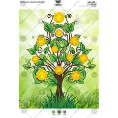 Схема для вышивки бисеромфото: картина, вышитая бисером, Денежное дерево Схема для вышивки бисеромфото: картина, вышитая бисером, Денежное дерево