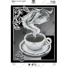 фото: картина, вышитая бисером, Чашка