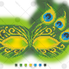 фото: схема для вышивки бисером Маска