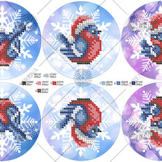 фото: схема для вышивки бисером Игрушки