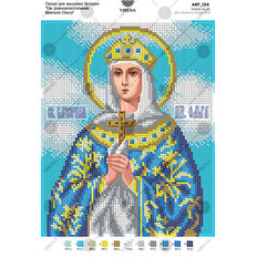 изображение: схема для вышивки бисером икона Св. равноапостольная Княгиня Ольга