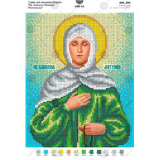изображение: схема для вышивки бисером икона Св. Блаженная Матрона Московская