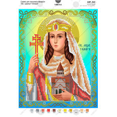 изображение: схема для вышивки бисером икона Св. царица Тамара