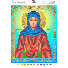 изображение: икона, вышитая бисером, Св. Преподобная Кира Берийская