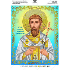 изображение: икона, вышитая бисером, Святитель Григорий Великий папа Римский изображение: икона, вышитая бисером, Святитель Григорий Великий папа Римский