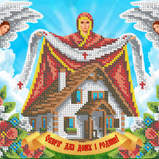 изображение: схема для вышивки бисером Оберег для дома и семьи