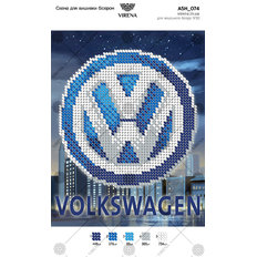 фото: картина, вышитая бисером, VOLKSWAGEN