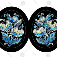 фото: заготовка для вышивки бисером игрушки Пасхальное яйцо