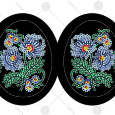 фото: заготовка для вышивки бисером игрушки Пасхальное яйцо