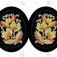 фото: заготовка для вышивки бисером игрушки Пасхальное яйцо