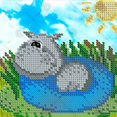 фото: картина, вышитая бисером, Солнышко