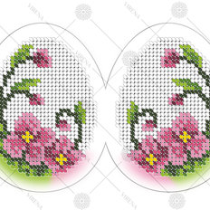 фото: заготовка для вышивки бисером игрушки Яйцо пасхальное