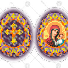 фото: заготовка для вышивки бисером игрушки Яйцо пасхальное