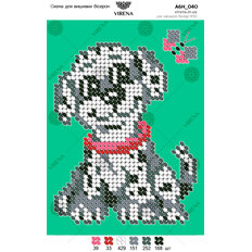 фото: картина, вышитая бисером, Далматинец фото: картина, вышитая бисером, Далматинец