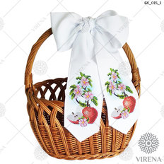 фото: бант на Спас для вышивания бисером, Яблоки