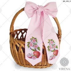 фото: бант на Спас для вышивания бисером, Яблоки