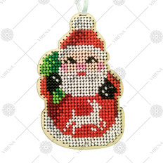 фото: игрушка деревянная новогодняя для вышивки бисером