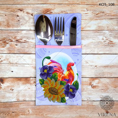 фото: сшитый конверт для столовых приборов с вышивкой бисером фото: сшитый конверт для столовых приборов с вышивкой бисером