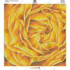 фото: картина, вышитая бисером, Квадрат Роза