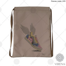 фото: сшитый спортивный рюкзак для вышивки бисером