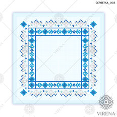 фото: схема для вышивки бисером Декоративная салфетка