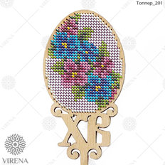 фото: топпер пасхальный для вышивки бисером по дереву