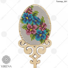 фото: топпер пасхальный для вышивки бисером по дереву