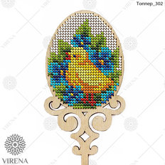 фото: топпер пасхальный для вышивки бисером по дереву