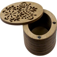 фото: деревянная шкатулка для рукоделия
