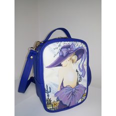 Пошитый рюкзак для вышивки бисером М1 С2 синий