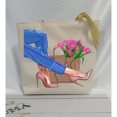 фото: сшитая сумка для вышивки бисером