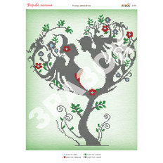 Схема для вышивки бисером Дерево любви